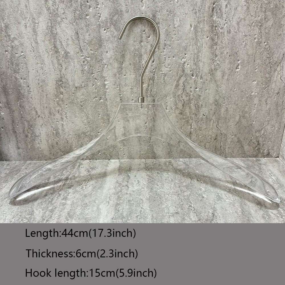Luxury Men's Acrylic Suit & Pants Hangers for Boutiques | Custom Logo
