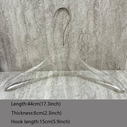 Luxury Men's Acrylic Suit & Pants Hangers for Boutiques | Custom Logo
