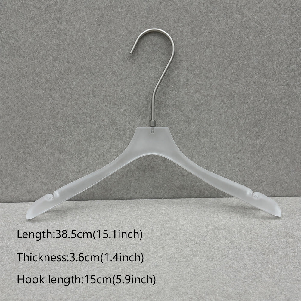 Wholesale Frosted Clear Acrylic Hangers with Custom Logo
