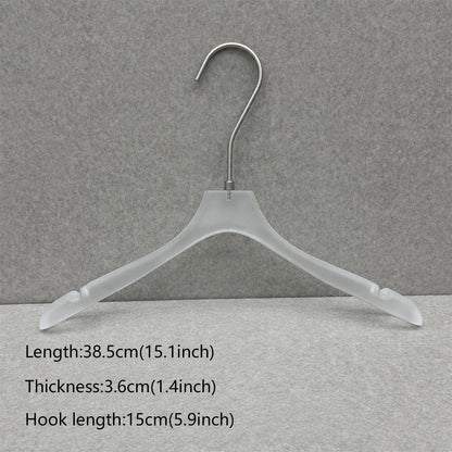Wholesale Frosted Clear Acrylic Hangers with Custom Logo