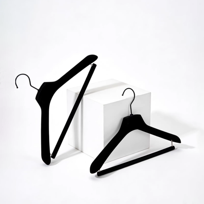 Commercial Velvet Hangers - Wide Shoulder Non-Slip for Suit Shops Hotels & Boutiques