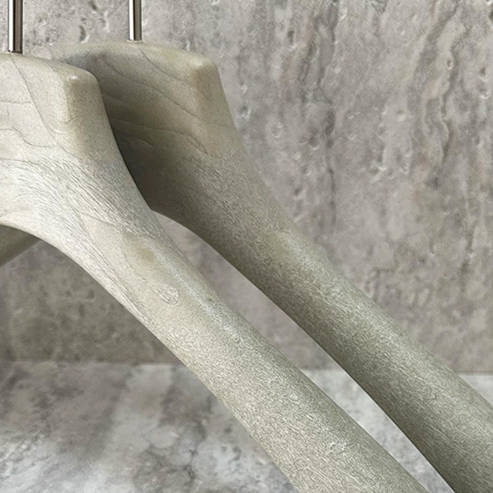 Wholesale Custom Gray ABS Resin Hangers with Clips for Women’s Boutiques