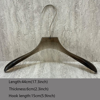 Luxury Men's Acrylic Suit & Pants Hangers for Boutiques | Custom Logo