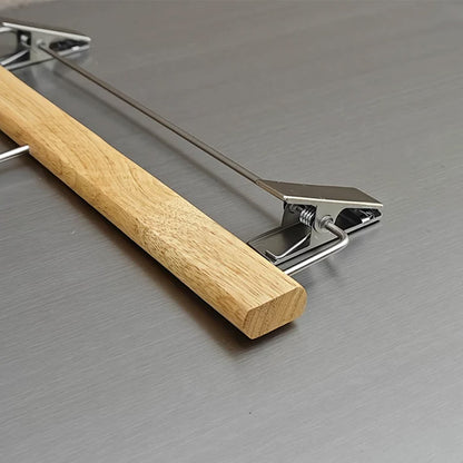 Wholesale Rubberwood Suit & Pants Hangers with Custom Logo