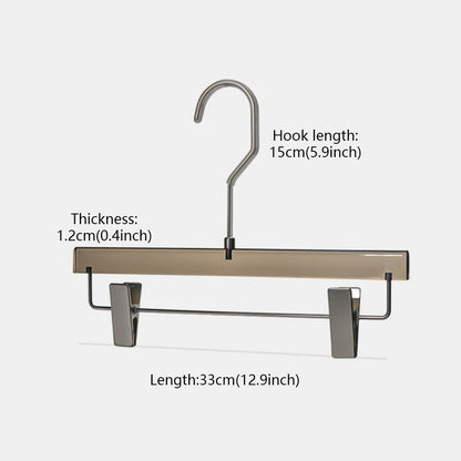 Custom Smoke Black Acrylic Clothes Hangers Wholesale with Logo