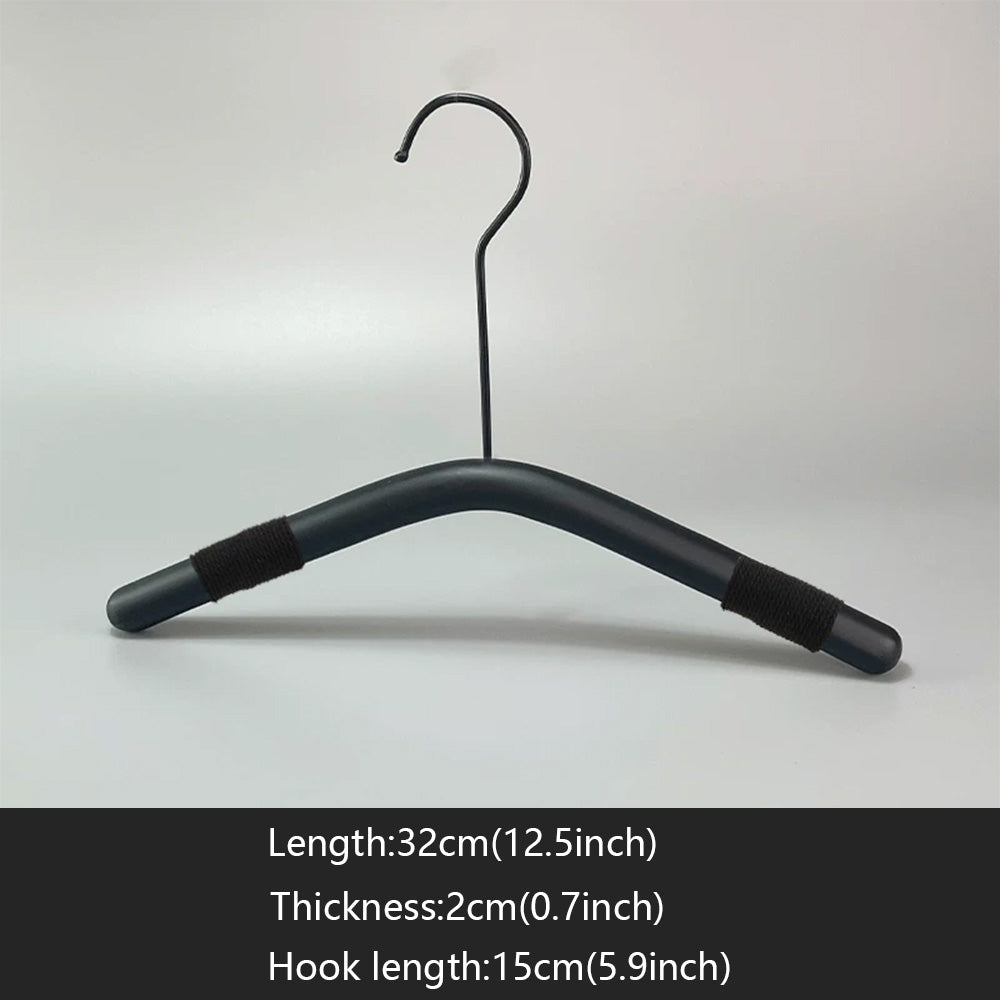 Custom Black Wooden Kids Hangers | Non-Slip Wholesale Hangers