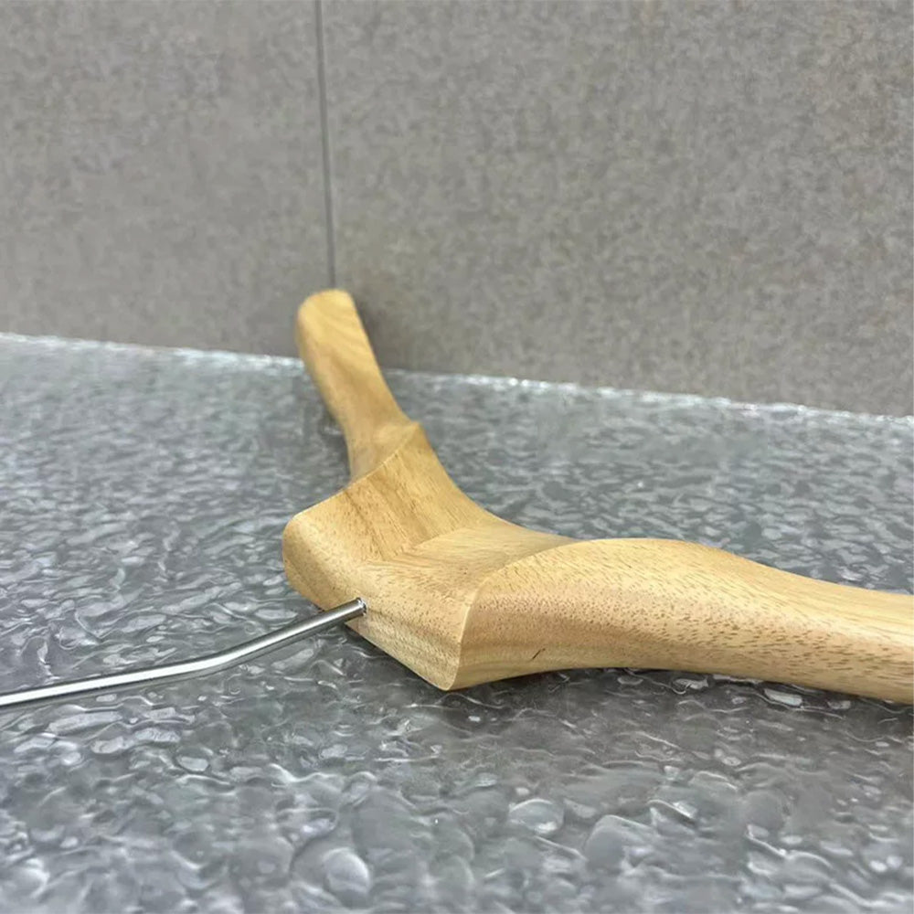 Wholesale Rubberwood Suit & Pants Hangers with Custom Logo