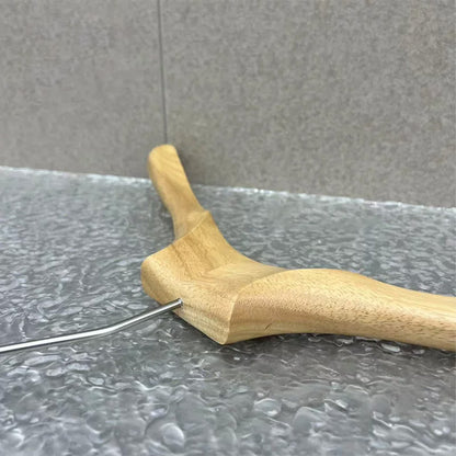 Wholesale Rubberwood Suit & Pants Hangers with Custom Logo