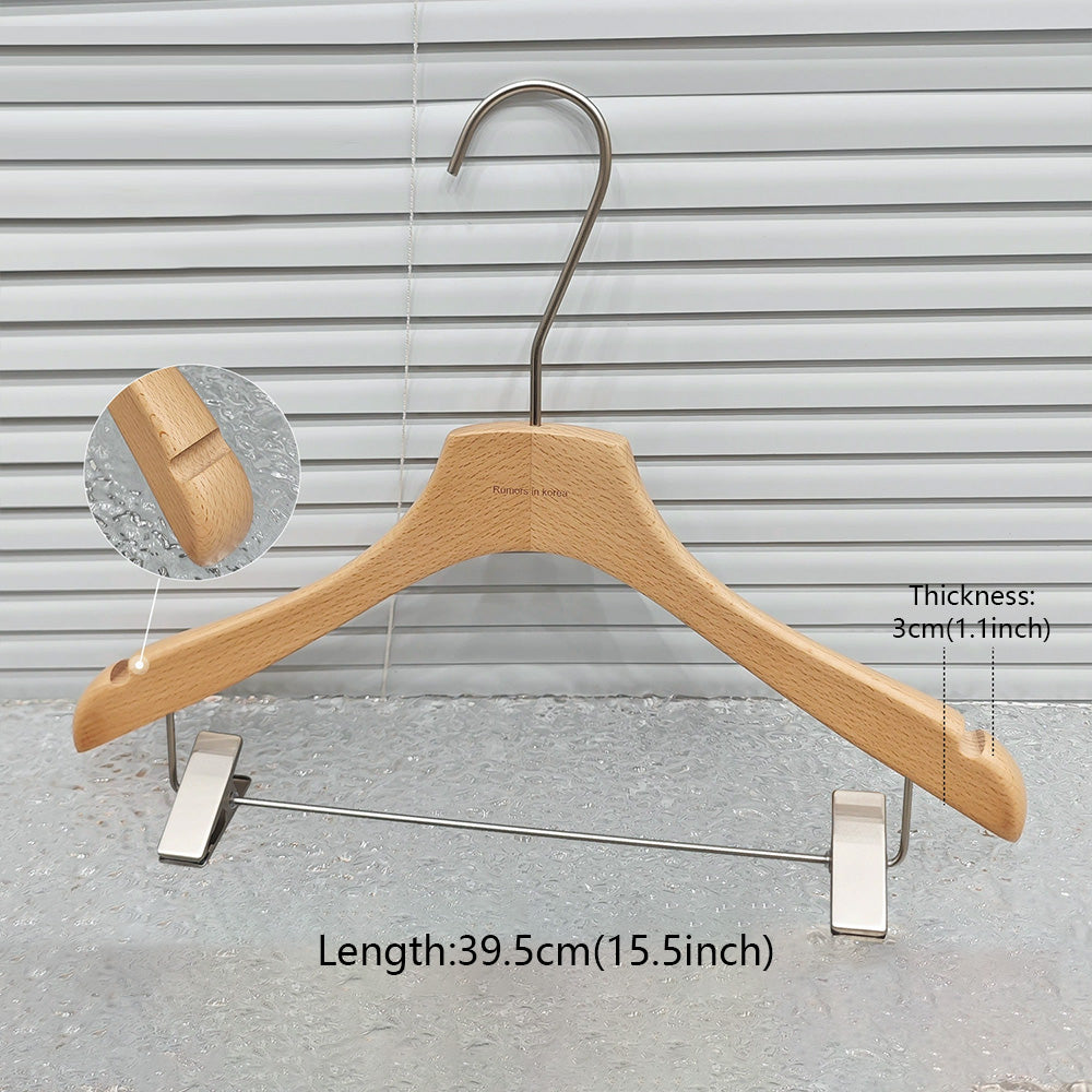 Premium Beech Wood Coat Hangers for Dresses & Outerwear | thegarmenthanger Luxury Hotel Quality