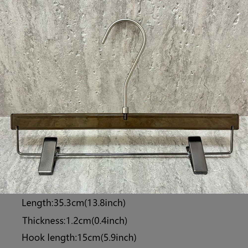 Luxury Men's Acrylic Suit & Pants Hangers for Boutiques | Custom Logo