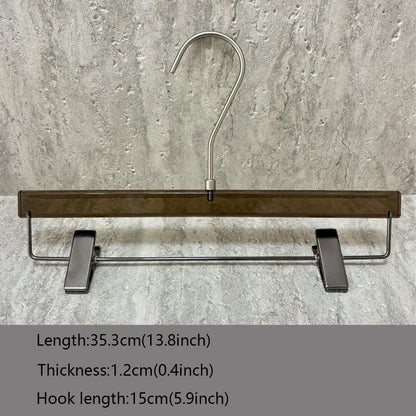 Luxury Men's Acrylic Suit & Pants Hangers for Boutiques | Custom Logo