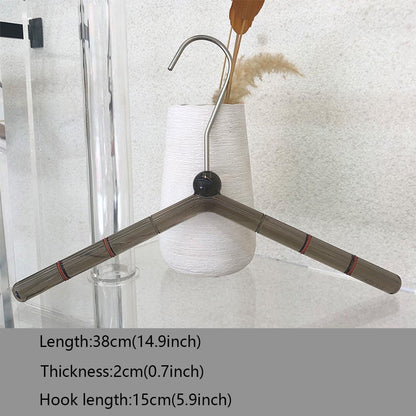 Crystal Acrylic Clothes Hangers & Pants Hangers – Non-Slip Boutique Display