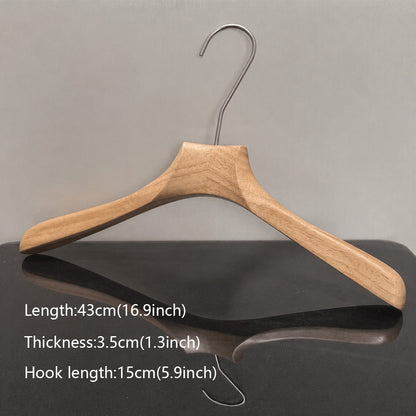 Wholesale Wooden Clothes Hangers with Adjustable Pants Clips & Custom Logo