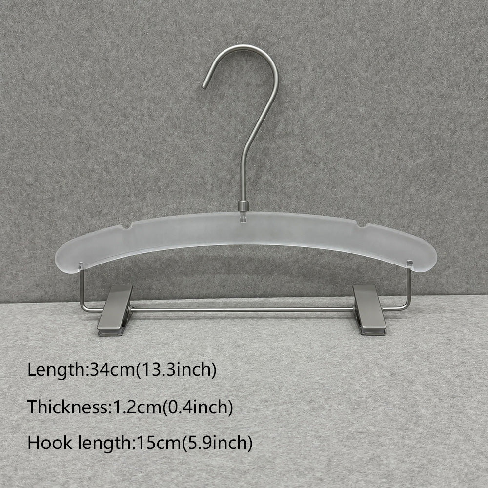 Wholesale Frosted Clear Acrylic Hangers with Custom Logo