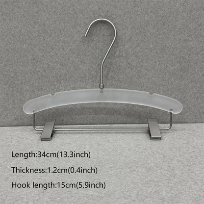 Wholesale Frosted Clear Acrylic Hangers with Custom Logo