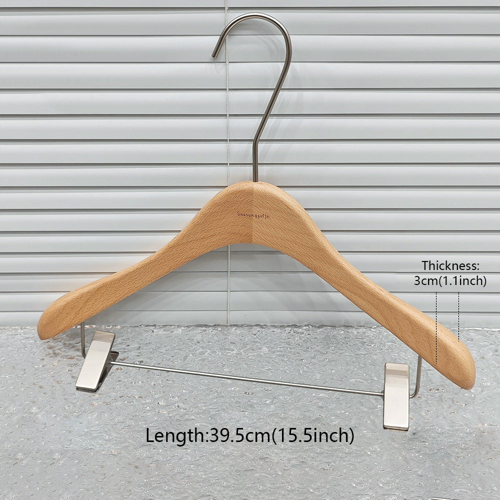Premium Beech Wood Coat Hangers for Dresses & Outerwear | thegarmenthanger Luxury Hotel Quality