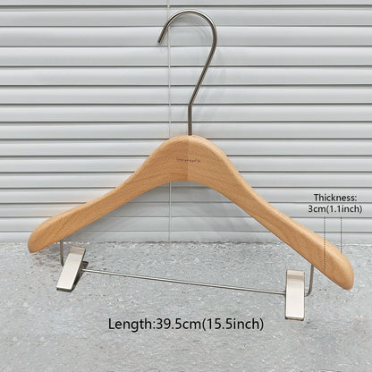 Premium Beech Wood Coat Hangers for Dresses & Outerwear | thegarmenthanger Luxury Hotel Quality