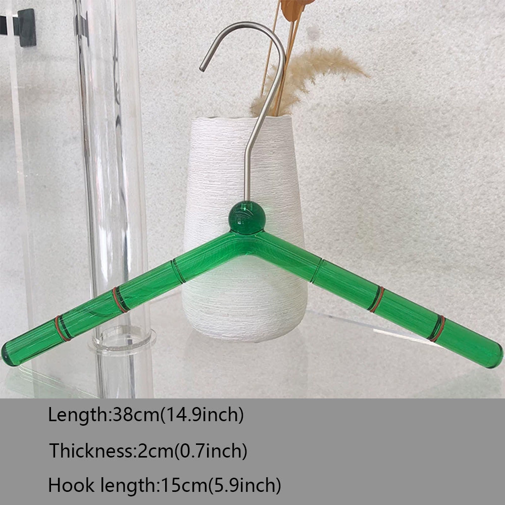 Crystal Acrylic Clothes Hangers & Pants Hangers – Non-Slip Boutique Display
