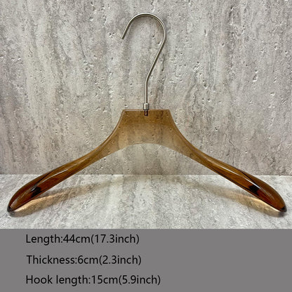 Luxury Men's Acrylic Suit & Pants Hangers for Boutiques | Custom Logo