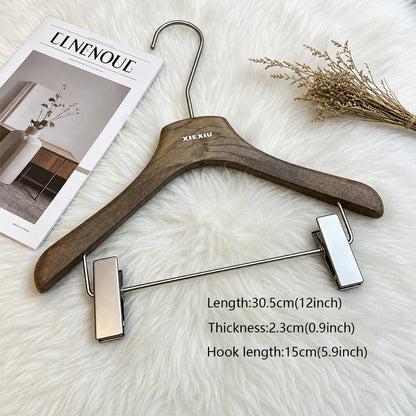 Custom Kids Clothes Hangers with Clips, Resin Wood Grain Children’s Hangers