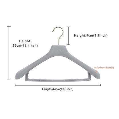 Premium Grey Velvet Suit Hangers with Pants Clips | Non-Slip Coat & Bridal Rack