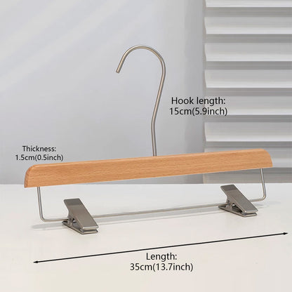 Premium Beech Wood Clothes & Trouser Hangers | Custom OEM/ODM | Low MOQ from 50pcs