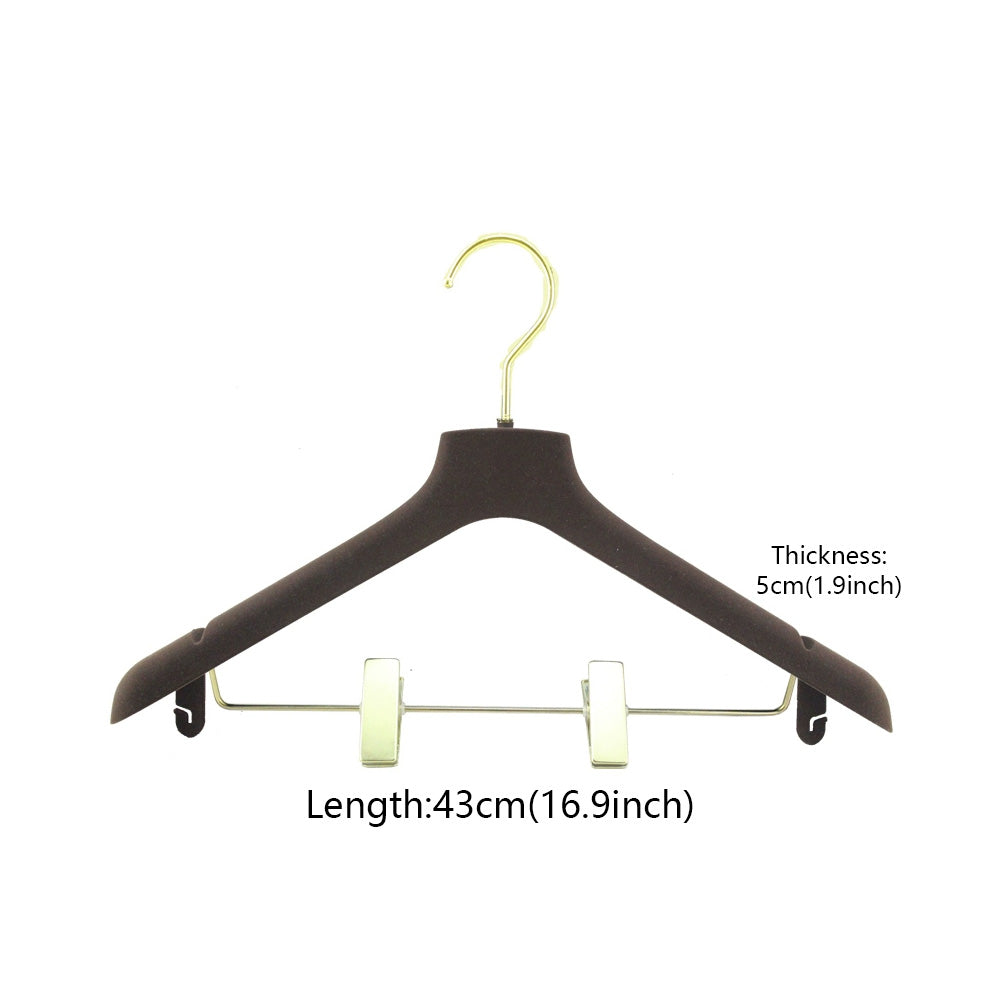 Luxury Velvet Suit Hanger Non-Slip Wedding Gown Display - TheGarmentHanger