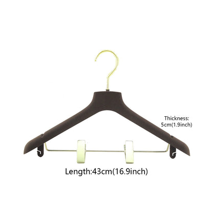Luxury Velvet Suit Hanger Non-Slip Wedding Gown Display - TheGarmentHanger
