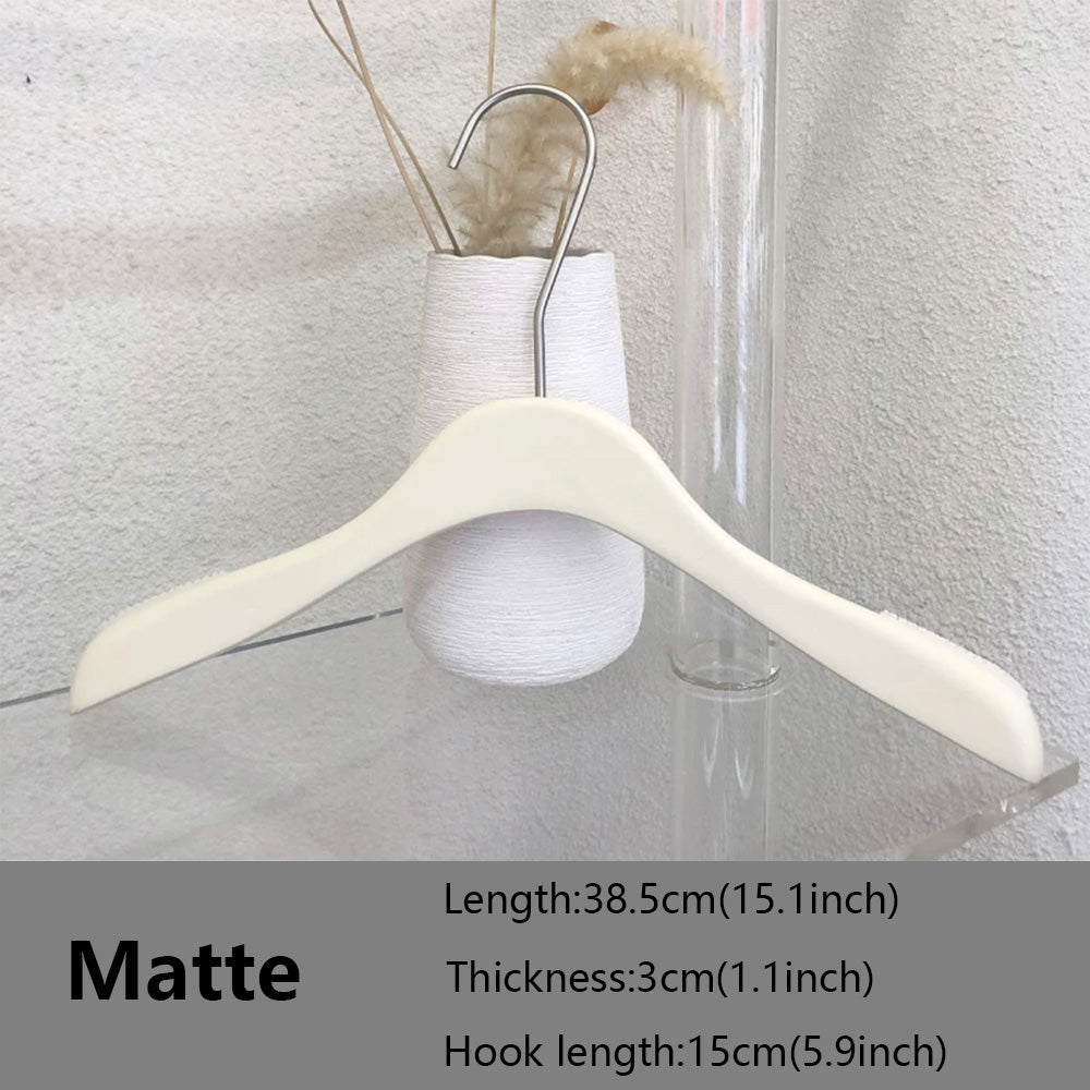 Women’s Beech Wood Hangers with Clips | Custom Boutique Hangers