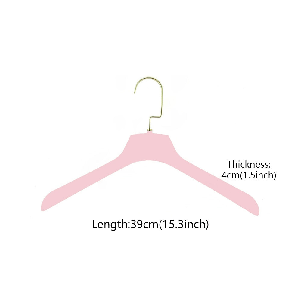 Premium Pink Velvet Hangers - Non-Slip Rotating Clothes Hangers for Boutiques & Homes