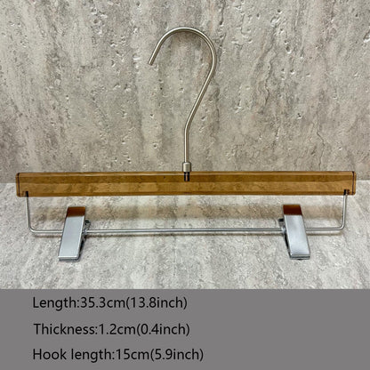 Luxury Men's Acrylic Suit & Pants Hangers for Boutiques | Custom Logo