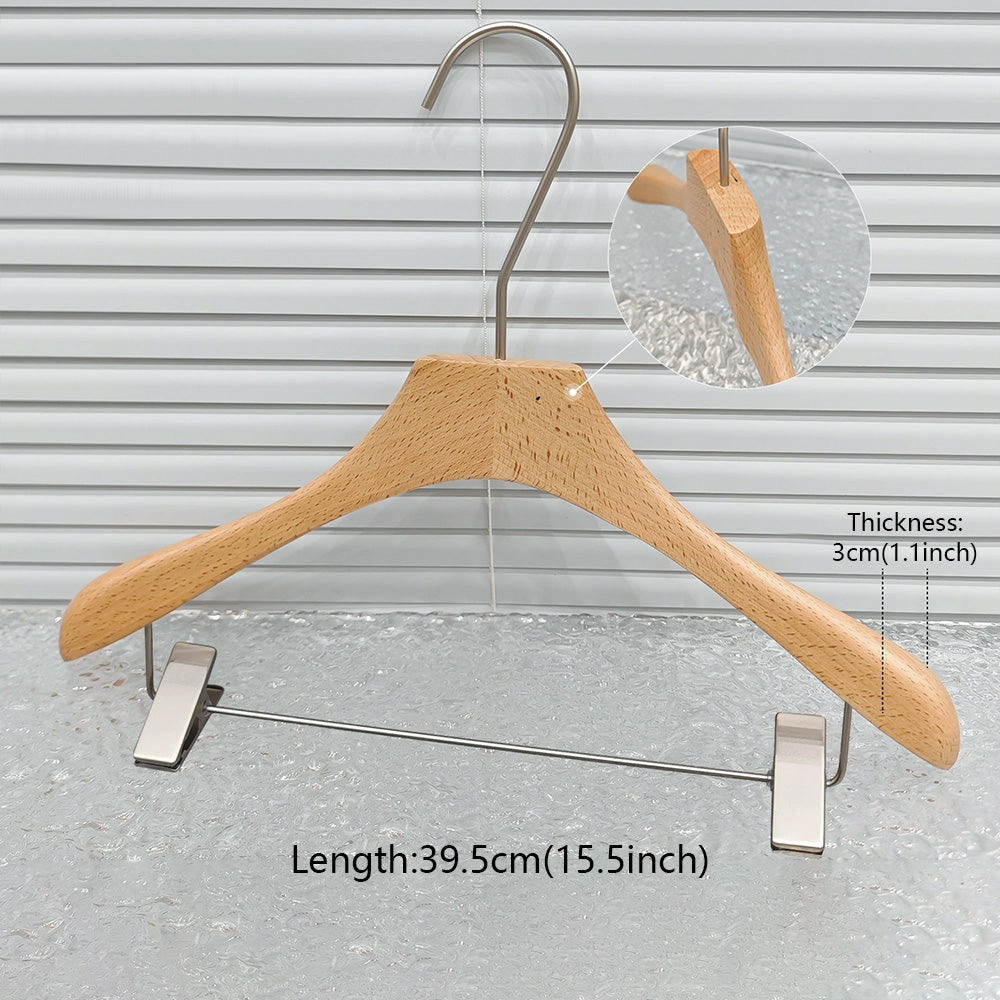 Premium Beech Wood Coat Hangers for Dresses & Outerwear | thegarmenthanger Luxury Hotel Quality