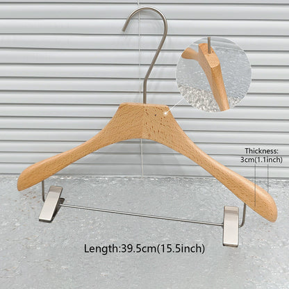 Premium Beech Wood Coat Hangers for Dresses & Outerwear | thegarmenthanger Luxury Hotel Quality