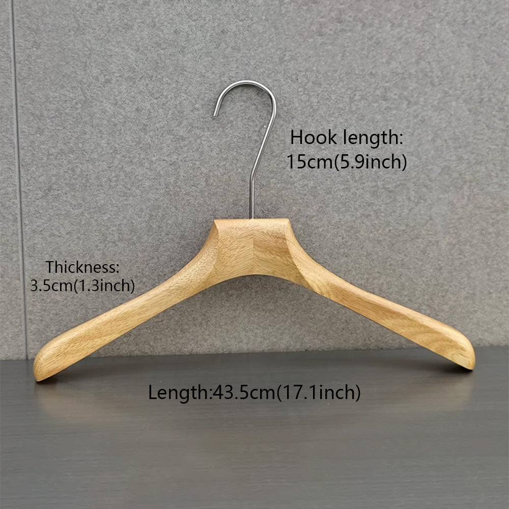 Wholesale Rubberwood Suit & Pants Hangers with Custom Logo