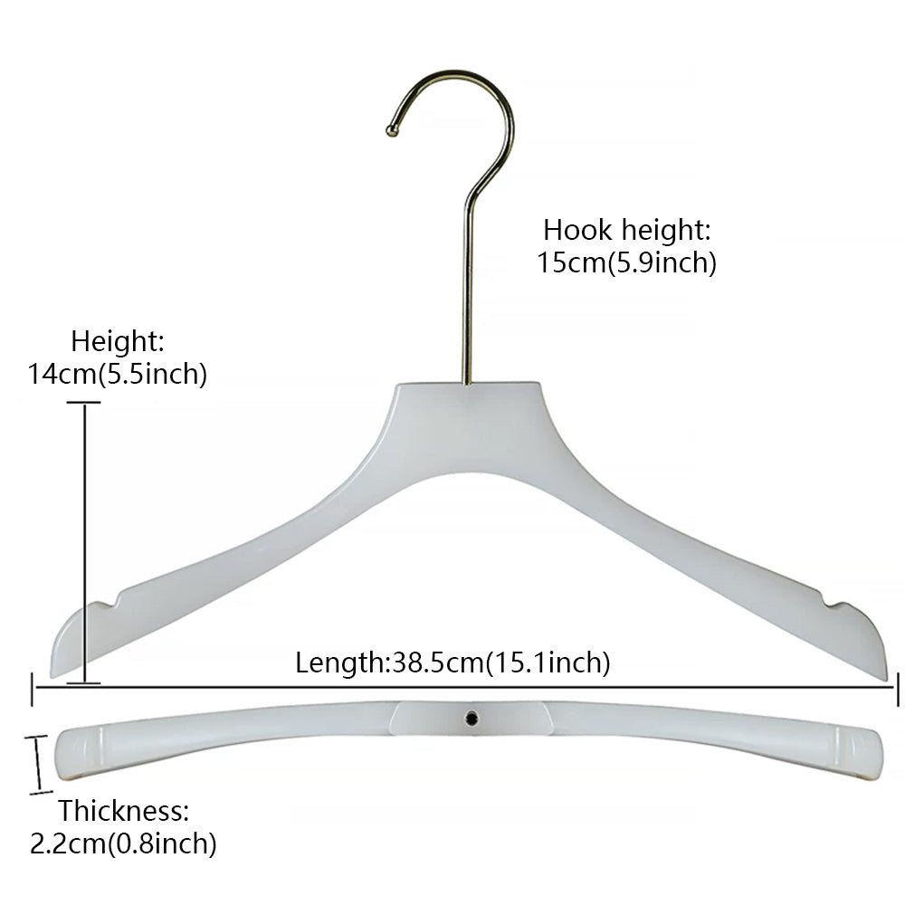 Wholesale Jade-Effect Acrylic Clothes & Pants Hangers with Custom Logo