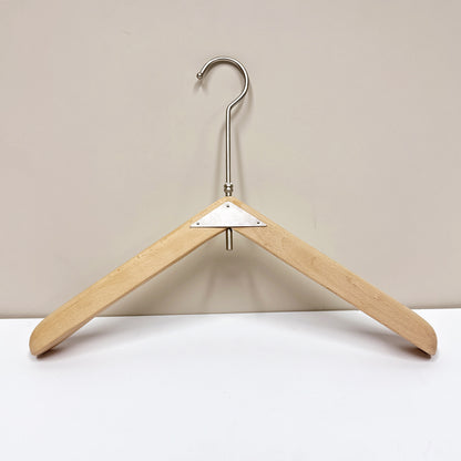 Premium Solid Beech Wood Hangers – Lacquered Coat, Pants & Suit Hangers for Closet Organization