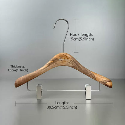 Wholesale Resin Clothes Hangers with Custom Logo and Adjustable Clips