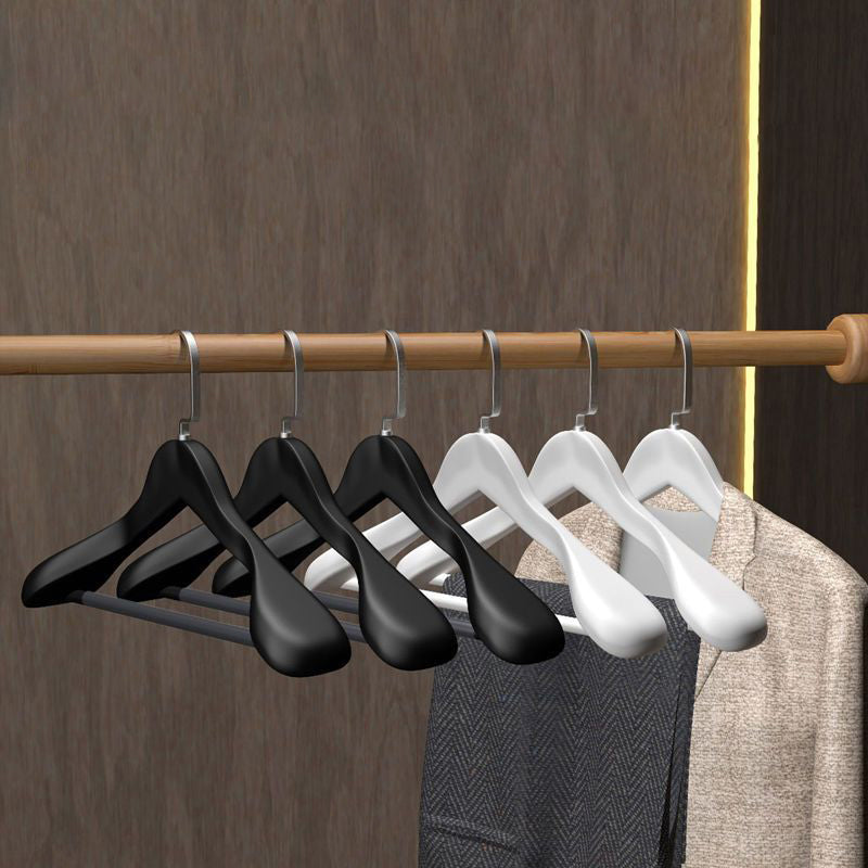 Luxury Wooden Coat Hangers - Premium Hotel Grade Clothing Hangers for Retail Stores & Hotels