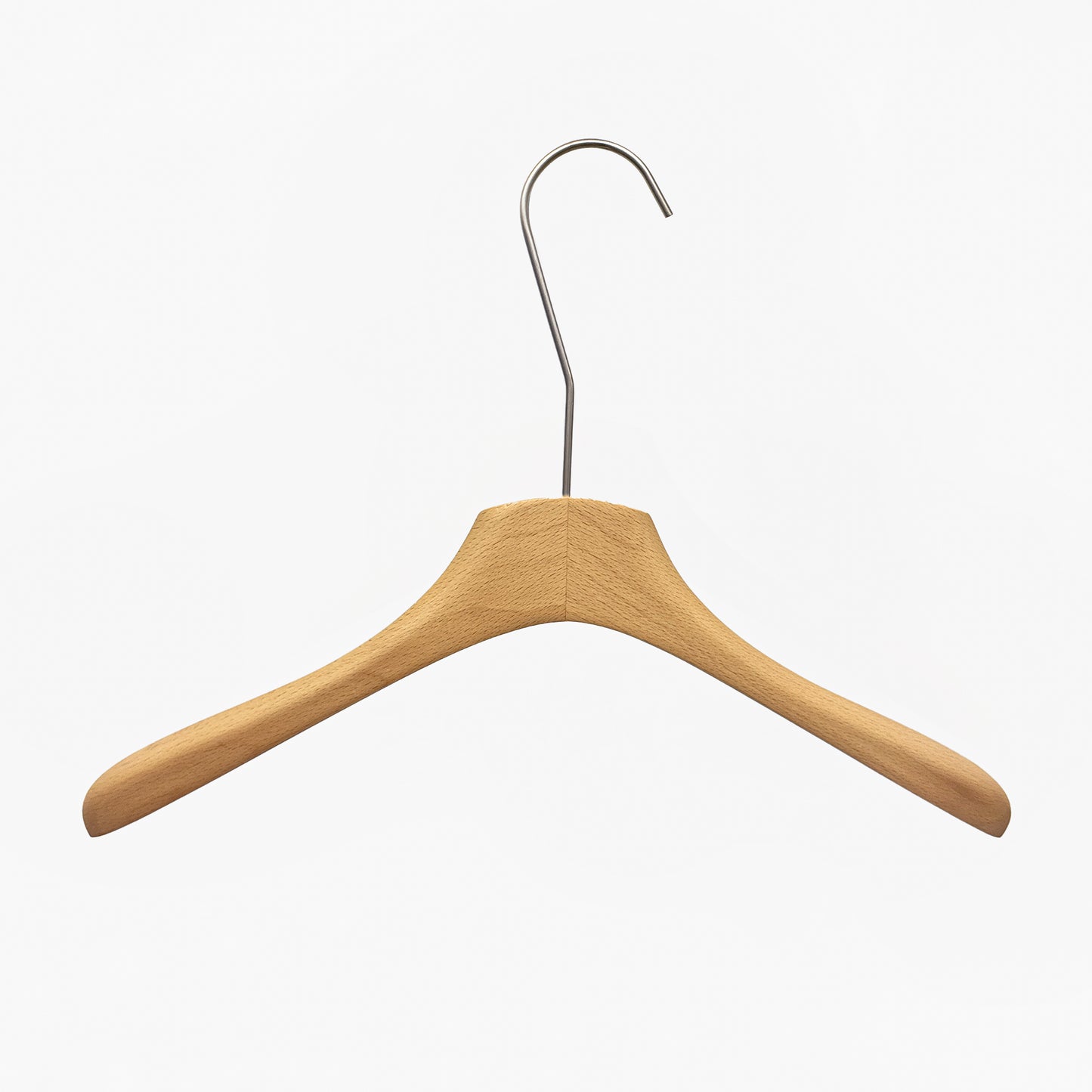 Premium Solid Beech Wood Hangers – Lacquered Coat, Pants & Suit Hangers for Closet Organization