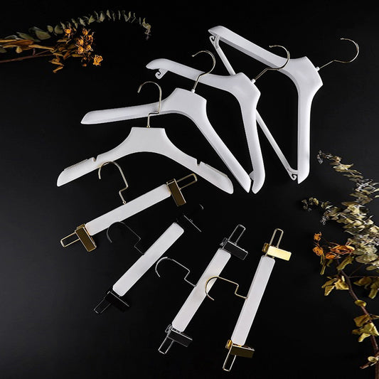 White Velvet Wedding Dress Hangers - Custom Logo Non-Slip | TheGarmentHanger