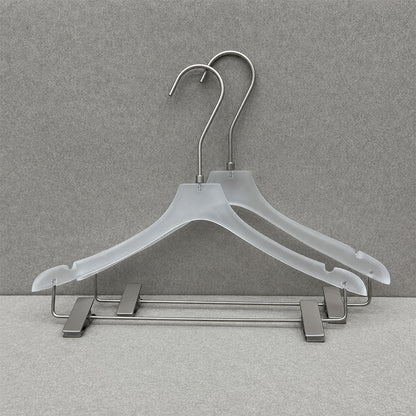 Wholesale Frosted Clear Acrylic Hangers with Custom Logo