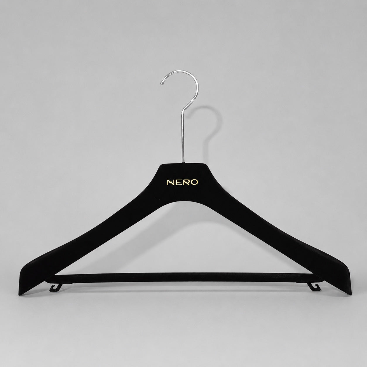 ABS Plastic Velvet Hangers – Non-Slip Flocked Coat Hanger Closet Organizer