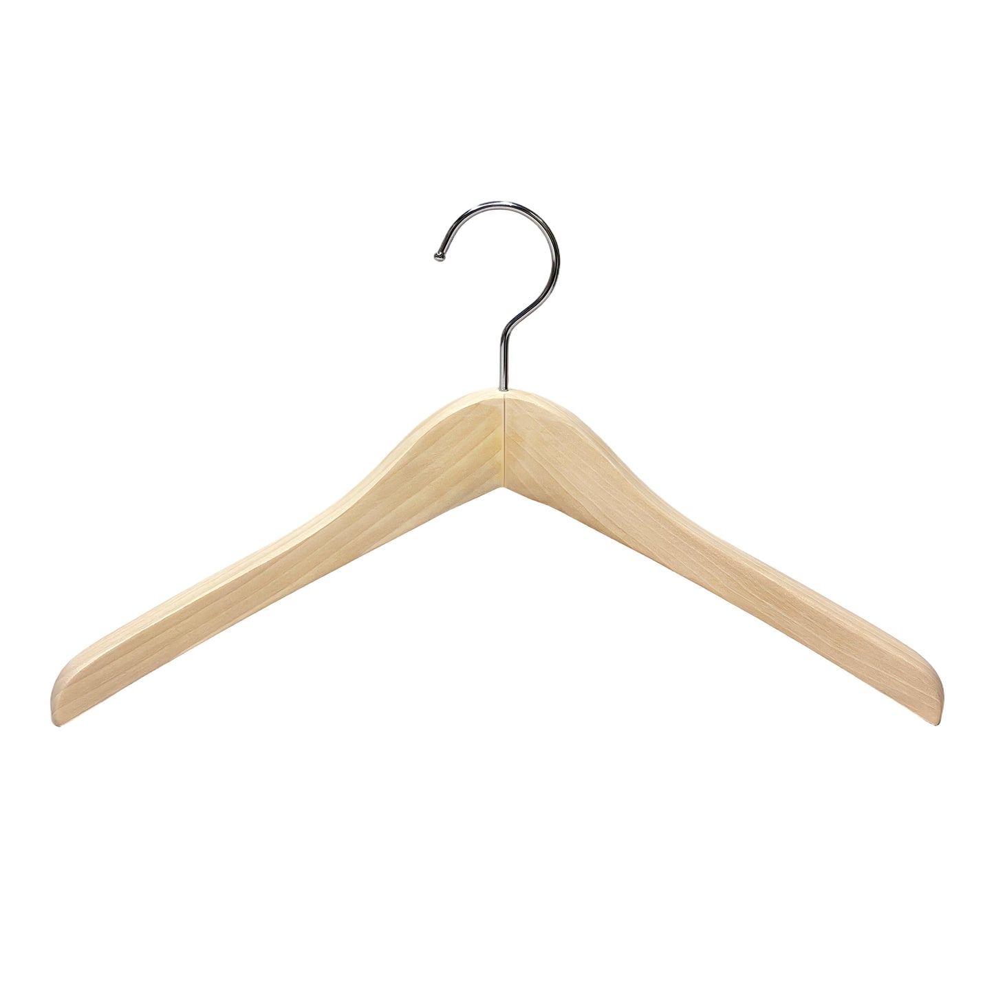 Camphor Wood Suit Hanger with Adjustable Pants Clips – Heavy Duty Coat Hanger