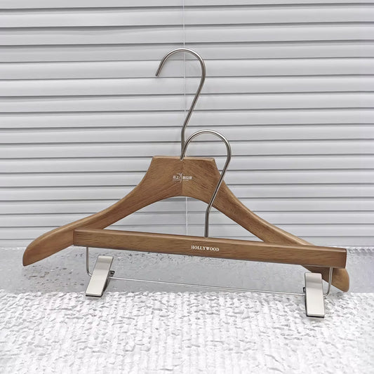 Premium Oak Hangers Set - Suits Pants Shirts | thegarmenthanger Boutique Hotel Collection