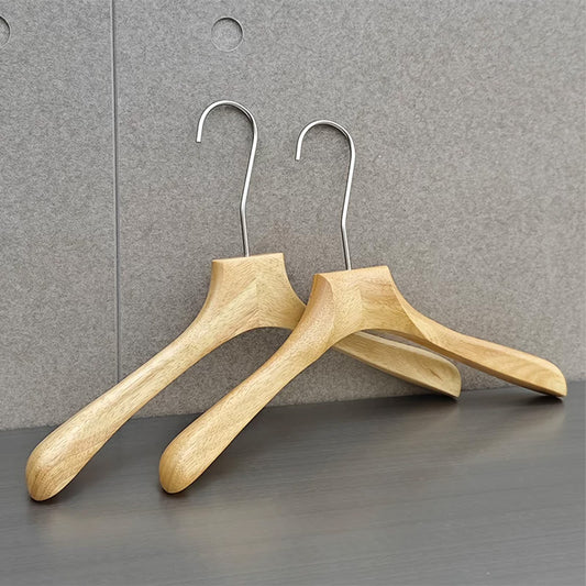 Wholesale Rubberwood Suit & Pants Hangers with Custom Logo
