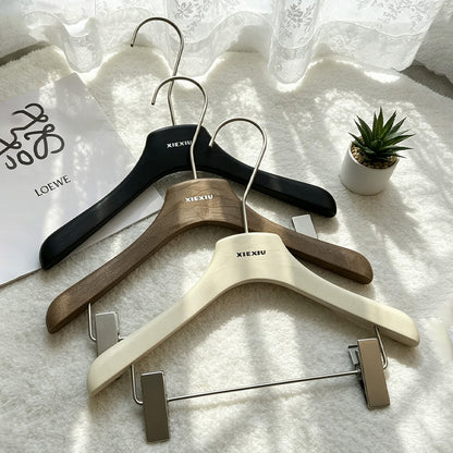 Custom Kids Clothes Hangers with Clips, Resin Wood Grain Children’s Hangers
