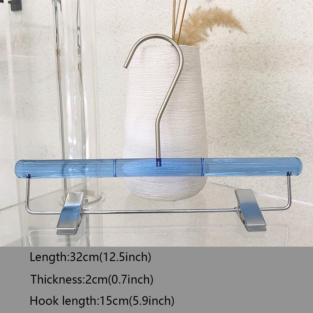 Crystal Acrylic Clothes Hangers & Pants Hangers – Non-Slip Boutique Display