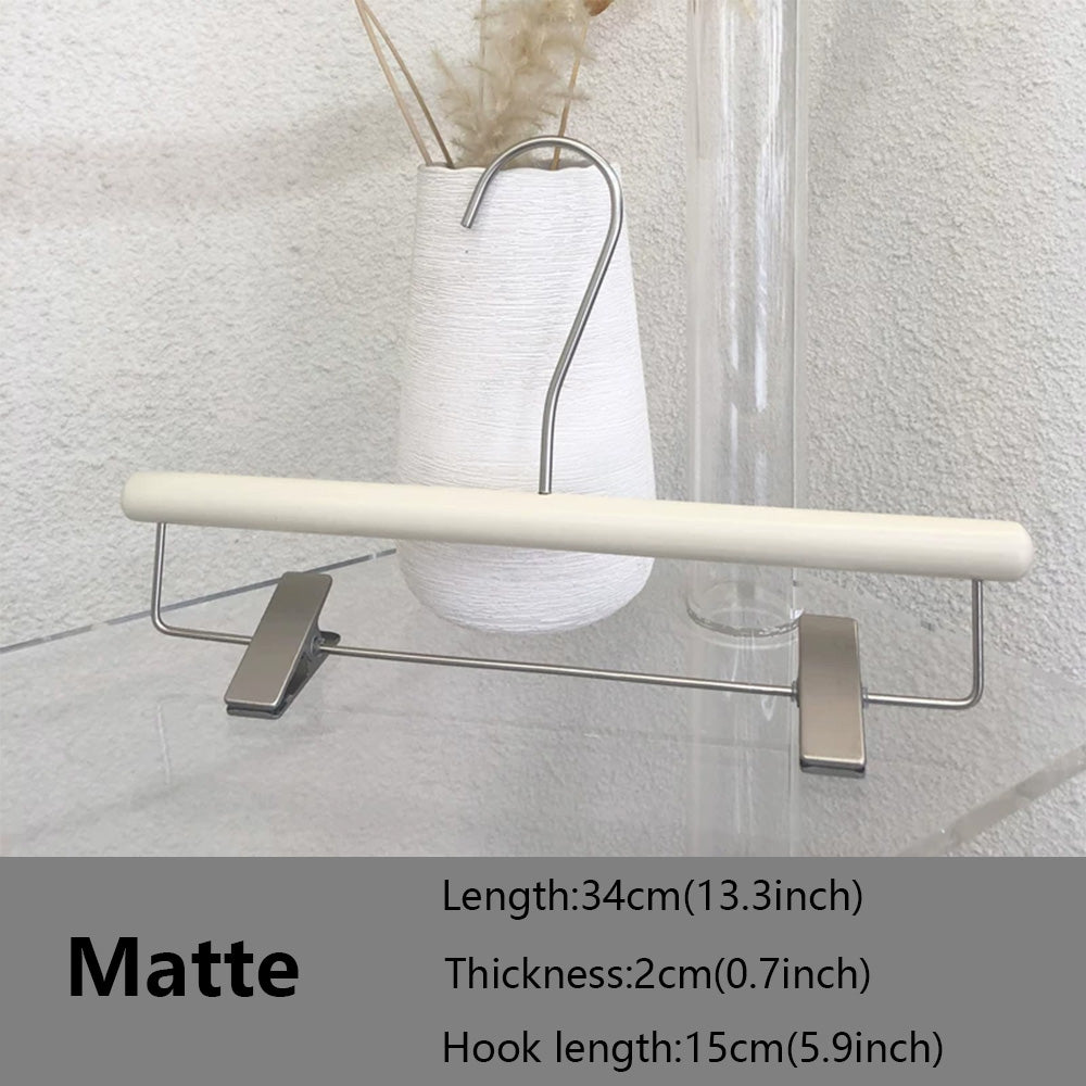 Women’s Beech Wood Hangers with Clips | Custom Boutique Hangers