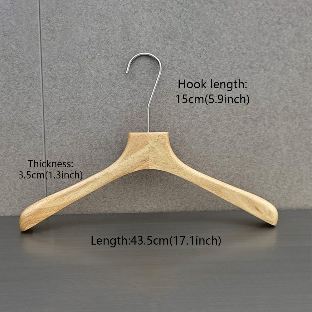 Wholesale Rubberwood Suit & Pants Hangers with Custom Logo