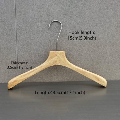 Wholesale Rubberwood Suit & Pants Hangers with Custom Logo